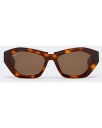 Max Mara - Square Bold Sunglasses - Lyst