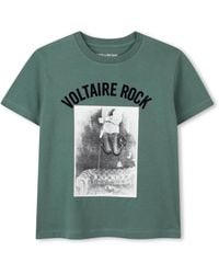Zadig & Voltaire - Zadig&Voltaire "Rock" Logo T-Shirt - Lyst