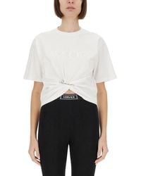 Versace - 1978 Re-Edition Safety Pin" T-Shirt - Lyst