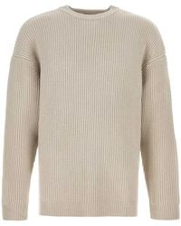 Entire studios - Oversize Knit Crewneck - Lyst