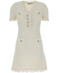 Self-Portrait - Self Portrait Textured Knit Mini Dress - Lyst