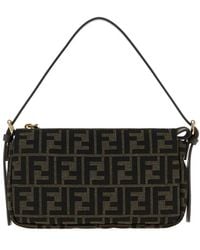 Fendi - Zip Top Small Ff Jacq/Vit.G - Lyst