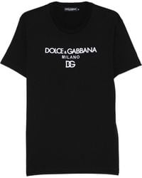 Dolce & Gabbana - T-Shirt With Logo - Lyst