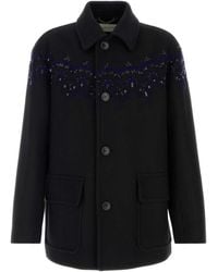 Dries Van Noten - 00160-Randale Sh Emb 4216 .W.Coat - Lyst