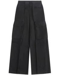 Rick Owens - Cupro Pants - Lyst