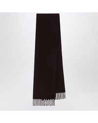 Max Mara - Wool Scarf With Fringes - Lyst