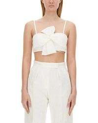 Max Mara - Elegant Slim Fit Bridal Top - Lyst