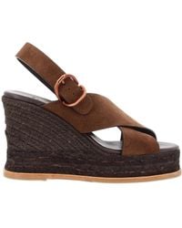 Castañer - Castañer Bovine Leather Heel - Lyst