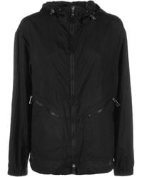 Add - Jacket With Zip And Hood - Lyst