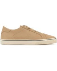 Brunello Cucinelli - Camel Leather Sneakers - Lyst