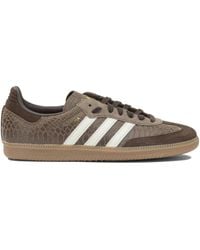 adidas Originals - Samba Og Snakeskin Print Leather Sneakers - Lyst