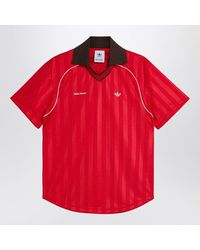 adidas - Scarlet Jacquard Football Tshirt - Lyst