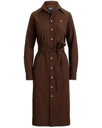 Polo Ralph Lauren - Dresses Cotton Linen - Lyst