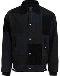 Comme des Garçons - Jacket With Tone-on-tone Patchwork - Lyst