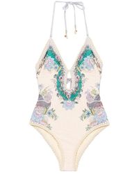 Zimmermann - Indra Swimsuit - Lyst