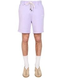 MOUTY - Logo Embroidery Bermuda - Lyst