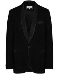 Maison Margiela - Wool Single-Breasted Blazer Jacket - Lyst