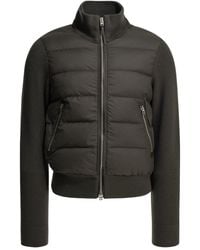 Tom Ford - Nylon And Wool Short Down Jacket - Lyst