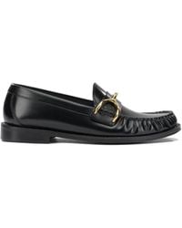 McQueen - Bull Leather Loafers Slippers - Lyst