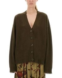 Uma Wang - Loose-Fitting Cashmere Cardigan With Front Buttons - Lyst