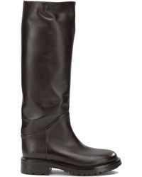 Strategia - Leather Rubber Boots Ankle - Lyst