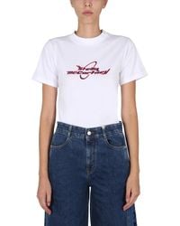 Stella McCartney - T-Shirt With Logo Print - Lyst