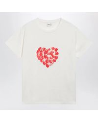 Chloé - T-Shirt With Cherry Logo Print - Lyst