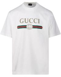 Gucci - Fake Cotton And Silk T-Shirt - Lyst