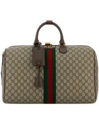 Gucci - Duffle With Shoulder, Address And Keys Tag, Padloc - Lyst