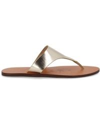 Manebí - Manebi Goat Leather Buff Leather Neolite Flats - Lyst