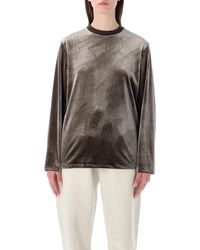 Fear Of God - Essentials Fear Of God Ls Velour Tee - Lyst