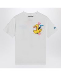 Mc2 Saint Barth - T-Shirt With Crypto Duck Print - Lyst