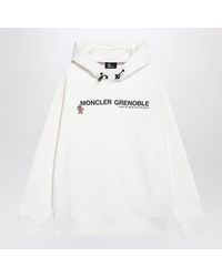 Moncler - Cotton Hooded Sweatshirt With Coordinates - Lyst