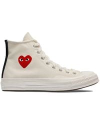 COMME DES GARÇONS PLAY - Converse Hi Top Small Heart - Lyst