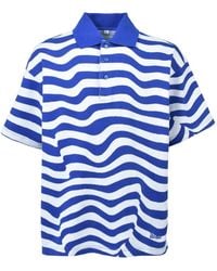Napapijri - Striped Cotton Tee Shirt - Lyst