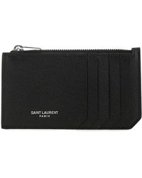 Saint Laurent - Card Holder Accessories - Lyst