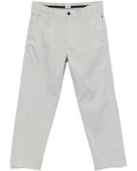 C.P. Company - C.P.Company Sateen Straight Leg Trousers - Lyst