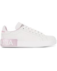 Dolce & Gabbana - Sneakers Portofino Calfskin - Lyst