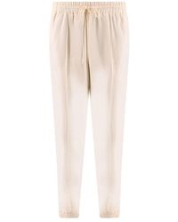 Jil Sander - Drawstring Tapered Trousers - Lyst