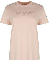 Moncler - T-Shirt Round Neck - Lyst