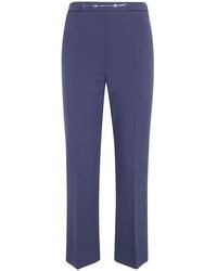 Elisabetta Franchi - Cropped Trousers - Lyst