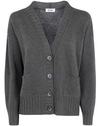 Base London - V Neck Cardigan Sweater - Lyst