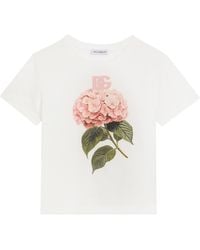 Dolce & Gabbana - Mini Kids Cotton T-Shirt - Lyst