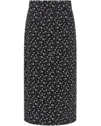 Dolce & Gabbana - Dolce&Gabbana Straight Skirt - Lyst