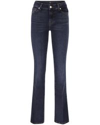 7 For All Mankind - Slim Illusion Bootcut Stretch Denim - Lyst