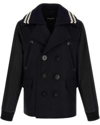 DSquared² - 'Hybrid Peacoat' Coat - Lyst