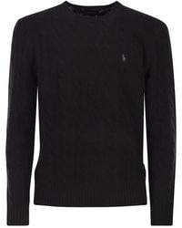 Polo Ralph Lauren - Wool And Cashmere Cable-Knit Sweater - Lyst