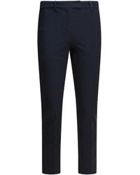 Max Mara - Stretch Cotton Blend Pants - Lyst