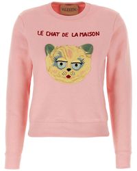Valentino Garavani - 'Le Chat De La Maison' Sweatshirt - Lyst