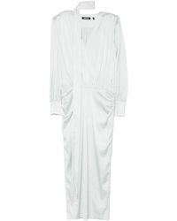 ROTATE BIRGER CHRISTENSEN - Ruched Long Midi Dress - Lyst